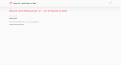 Desktop Screenshot of kirayepe.com